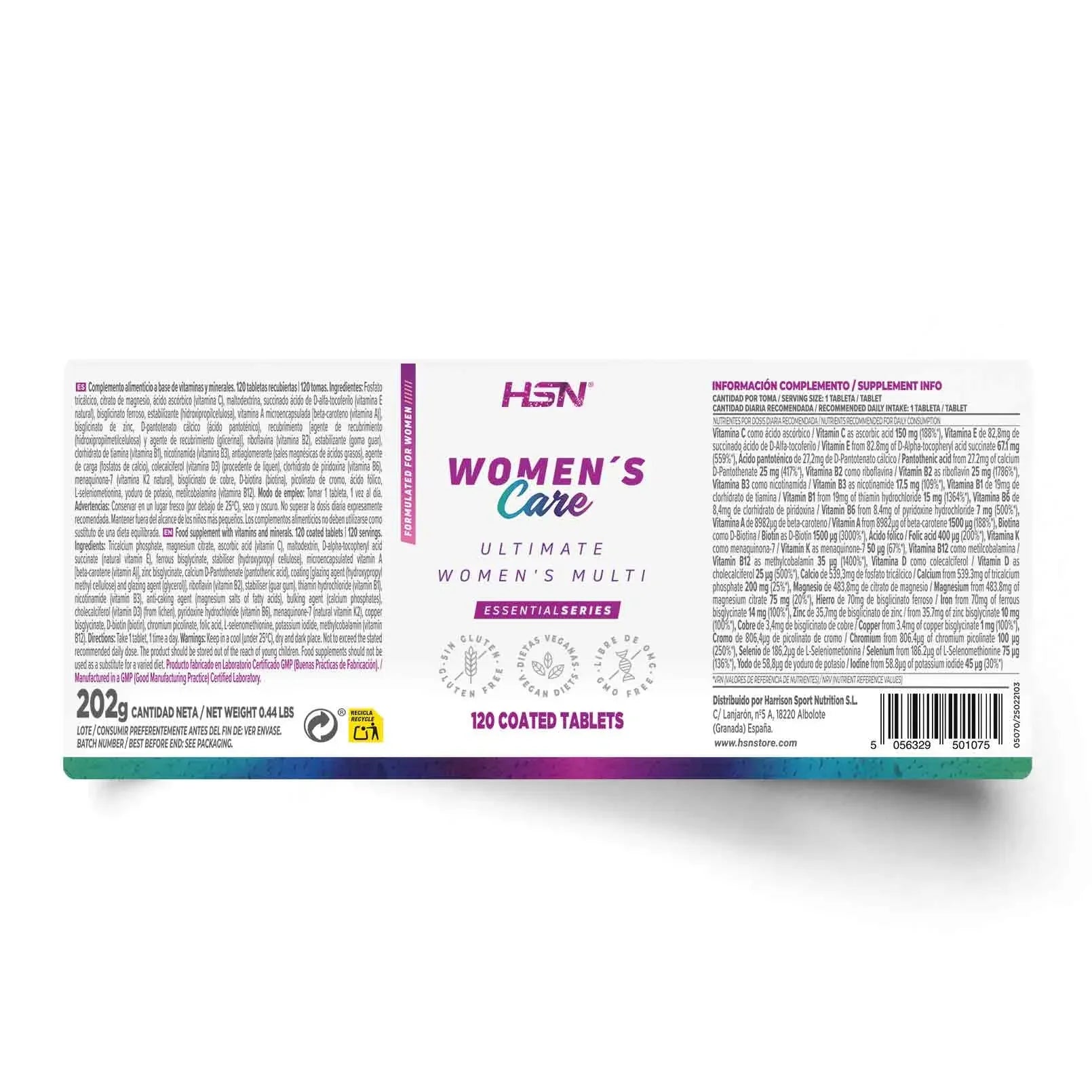 MULTIVITAMÍNICO ESPECIAL MUJER - 120 tabs