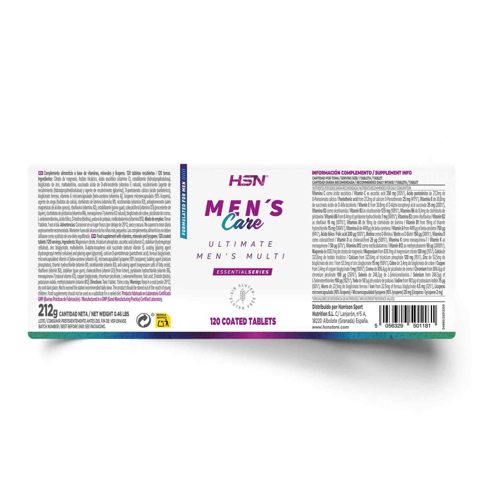 MULTIVITAMÍNICO ESPECIAL HOMBRE - 120 tabs