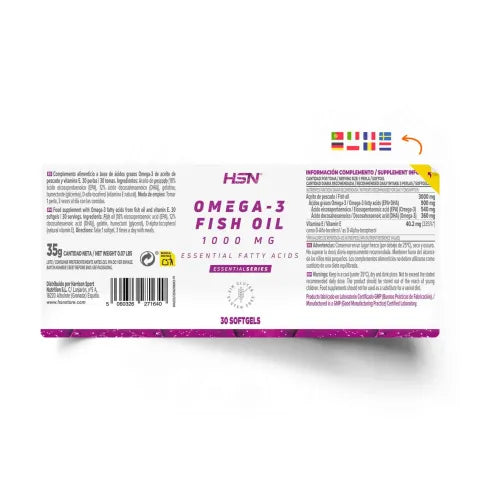 OMEGA-3 ACEITE PESCADO 1000mg - 120 perlas